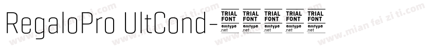 RegaloPro UltCond字体转换